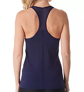 UA HeatGear Armour Racerback Tank Midnight Navy S