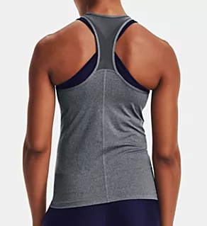 UA HeatGear Armour Racerback Tank Pitch Gray S