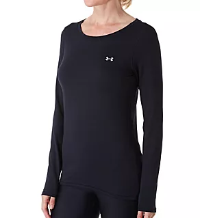 UA HeatGear Armour Long Sleeve Top Black S