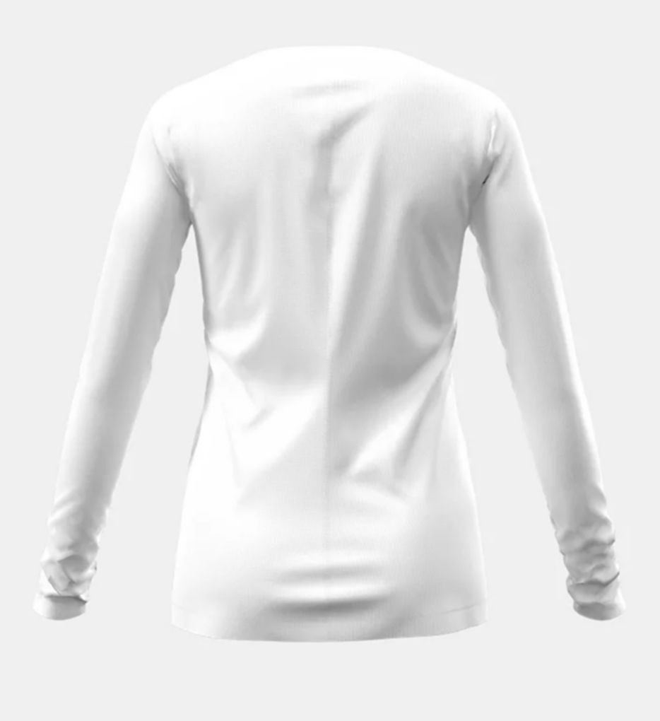 Under Armour UA HeatGear Armour Long Sleeve Top White L  - Image 2