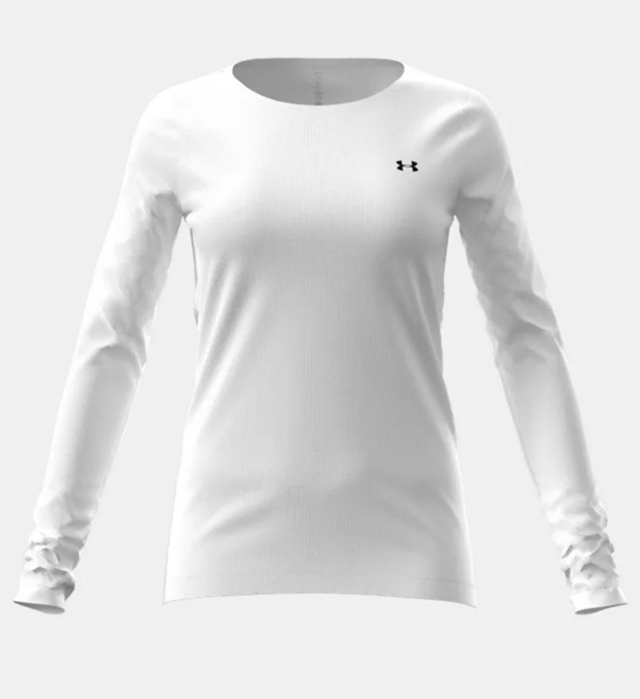 Under Armour UA HeatGear Armour Long Sleeve Top White L  - Image 1