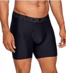 UA Tech 6 Inch Boxerjock Black S