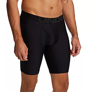 UA Tech 9 Inch Boxerjock Black S