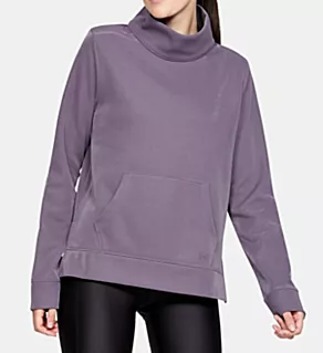 Synthetic Fleece Mock Neck Mirage Pullover Flint XS