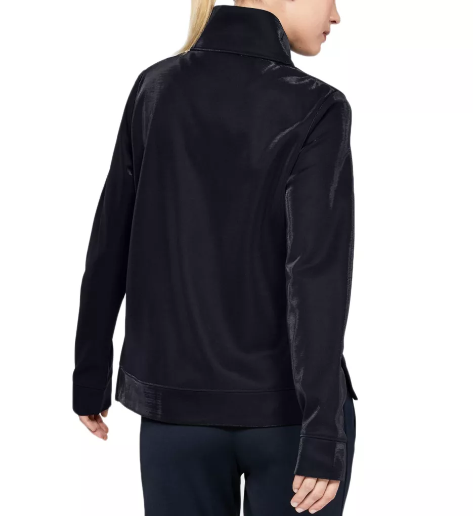 Synthetic Fleece Mock Neck Mirage Pullover Black XS
