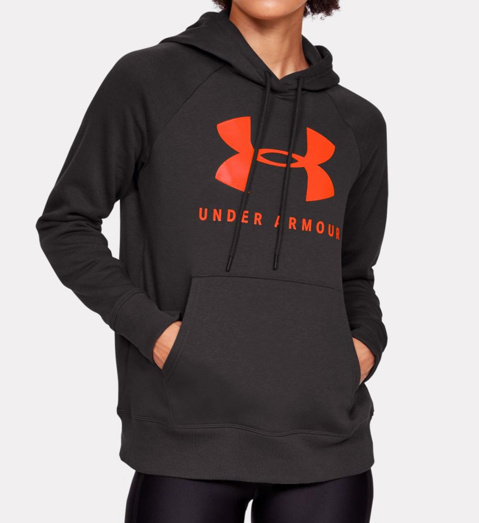 peach under armour hoodie