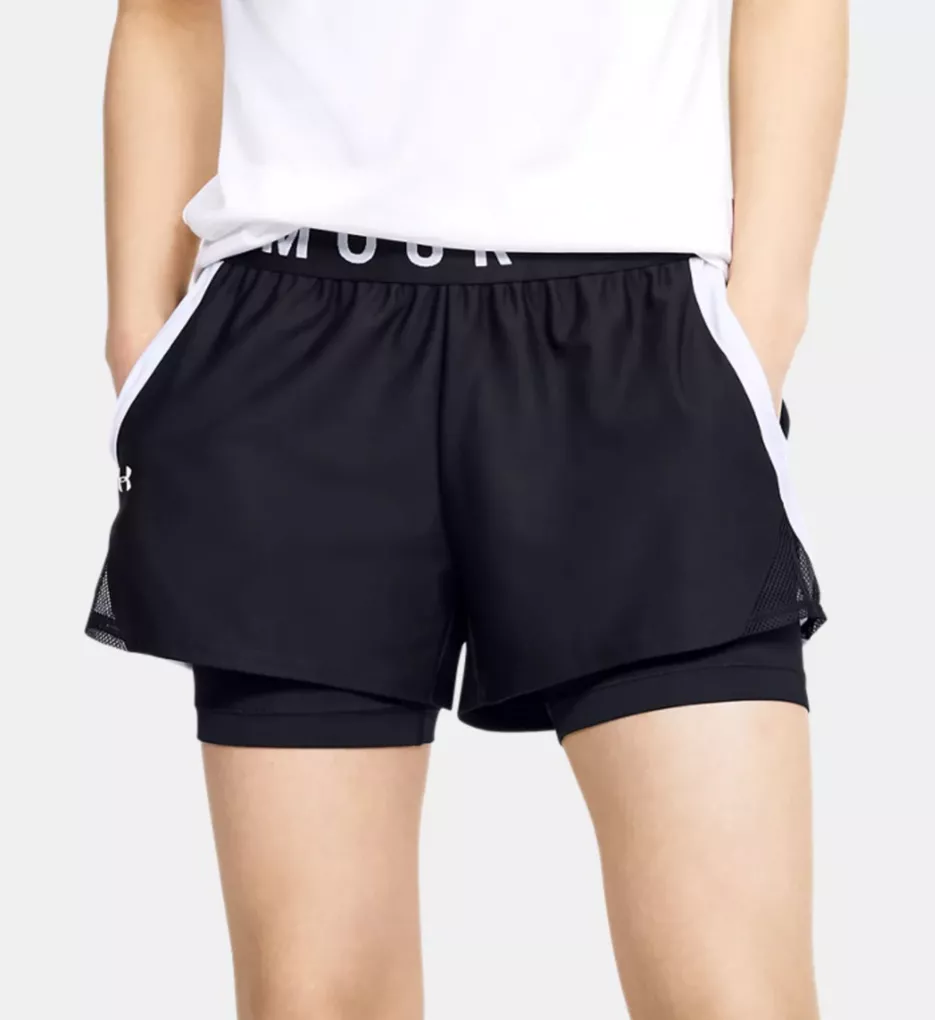Play Up 2 in 1 Short Black XS