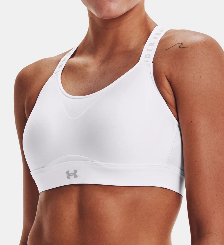 Under Armour INFINITY COVERED LOW - Light support sports bra - coastal  teal/teal 