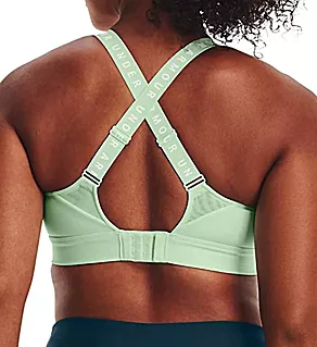 UA Infinity High Impact Sports Bra Green/White S