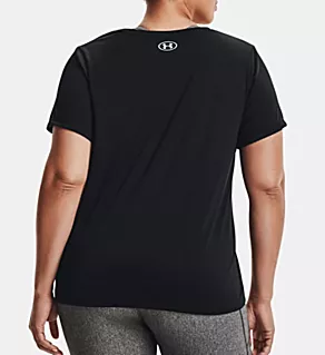 UA Plus Size Tech Solid Short Sleeve T-Shirt Black 1X