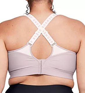 UA Infinity High Plus Size Wireless Bra Dash Pink 1X