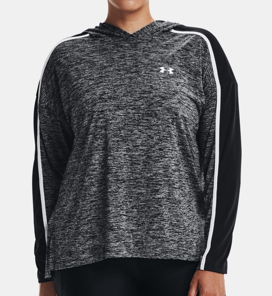 Plus Size Tech Twist Graphic Hoodie Black 1X by Under Armour