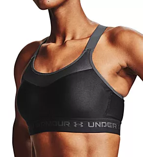 Armour High Impact Crossback Wireless Bra Black 32C