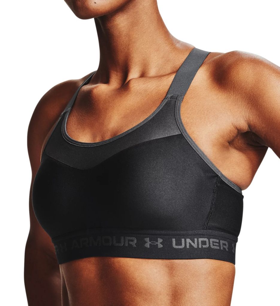 Under Armour, Intimates & Sleepwear, Under Armour Medium Sports Bra Black  Support Compression Adjustable Workout Bras