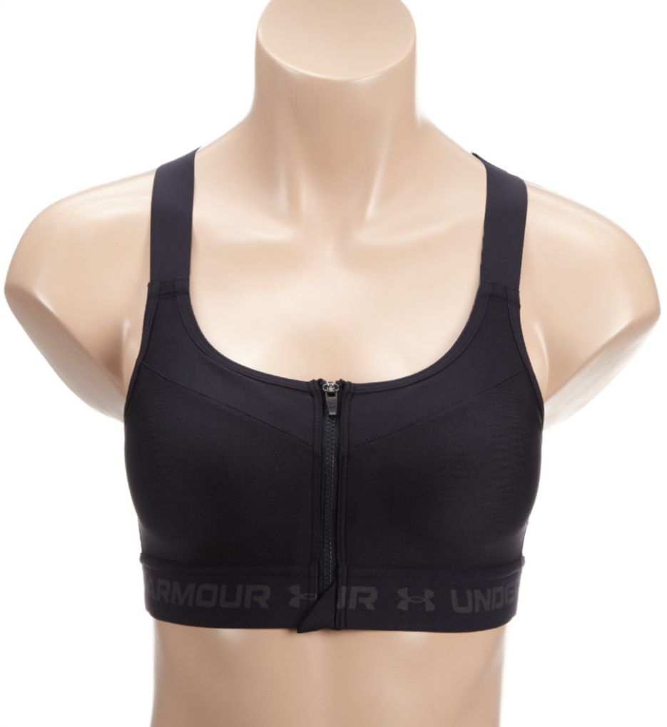 Armour® High Crossback Zip Sports Bra