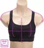 Under Armour Armour High Crossback Zip Front Sports Bra 1355110 - Image 3