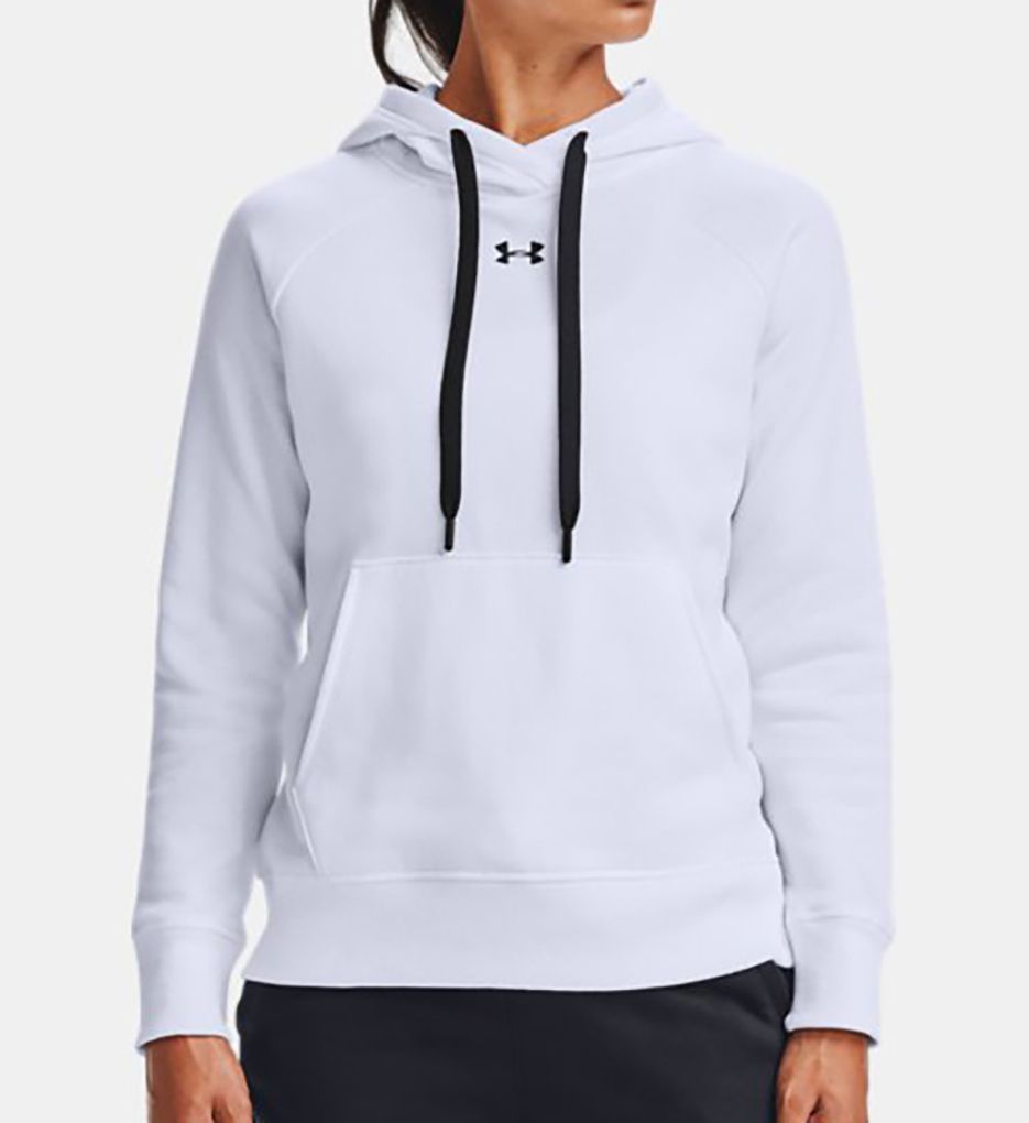 Women's ua rival discount fleece embroidered crew