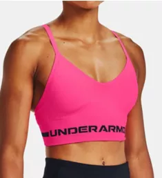 UA Seamless Low Impact Long Heather Sports Bra