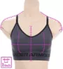 Under Armour UA Seamless Low Impact Long Heather Sports Bra 1357232 - Image 3