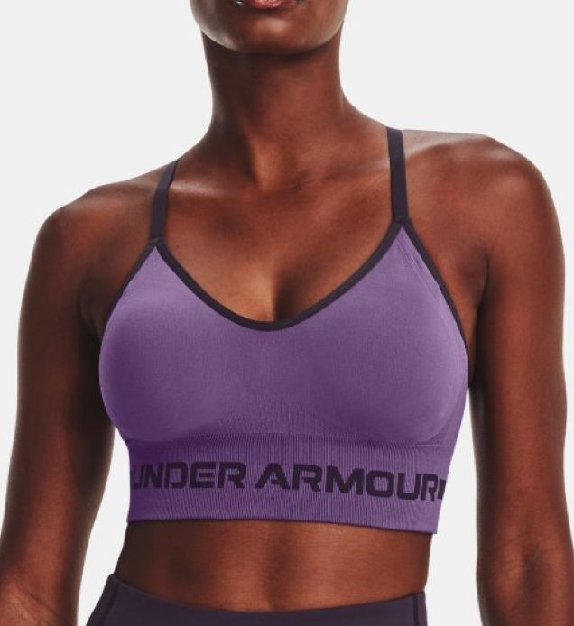 Under Armour, Intimates & Sleepwear, Under Armour Ua Midimpact Support  Unlined Compression Heatgear Sports Bra Xs