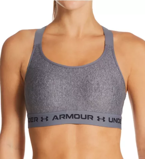 Under Armour Armour High Crossback Heather Wireless Sports Bra 1360570