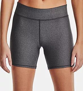 HeatGear Mid Rise Middy Short Charcoal Light Heather L