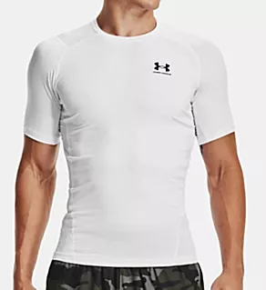 Tall Man HeatGear Compression T-Shirt WHT 2XLT