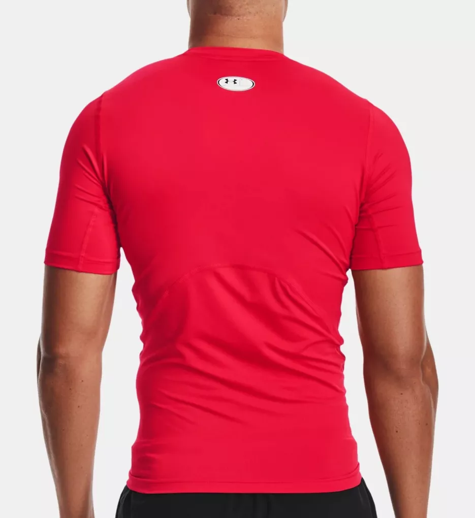 Under Armour Tall Man HeatGear Compression T-Shirt Red 2XLT  - Image 2