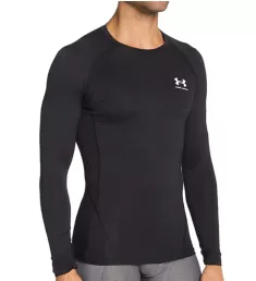 HeatGear Armour Long Sleeve Compression T-Shirt Black 2XL