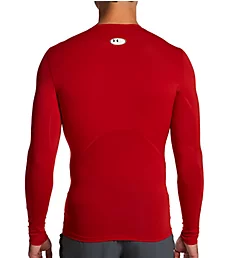 HeatGear Armour Long Sleeve Compression T-Shirt Red L