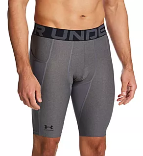 HeatGear Long Compression Short W/Pocket Carbon 3XL