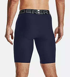 HeatGear Long Compression Short W/Pocket Midnight 3XL