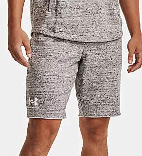UA Rival Terry 10 Inch Short onyxwt 2XL