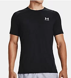 HeatGear Armour Fitted Short Sleeve T-Shirt BLK XL