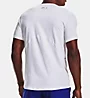 Under Armour HeatGear Armour Fitted Short Sleeve T-Shirt WHT 2XL  - Image 2