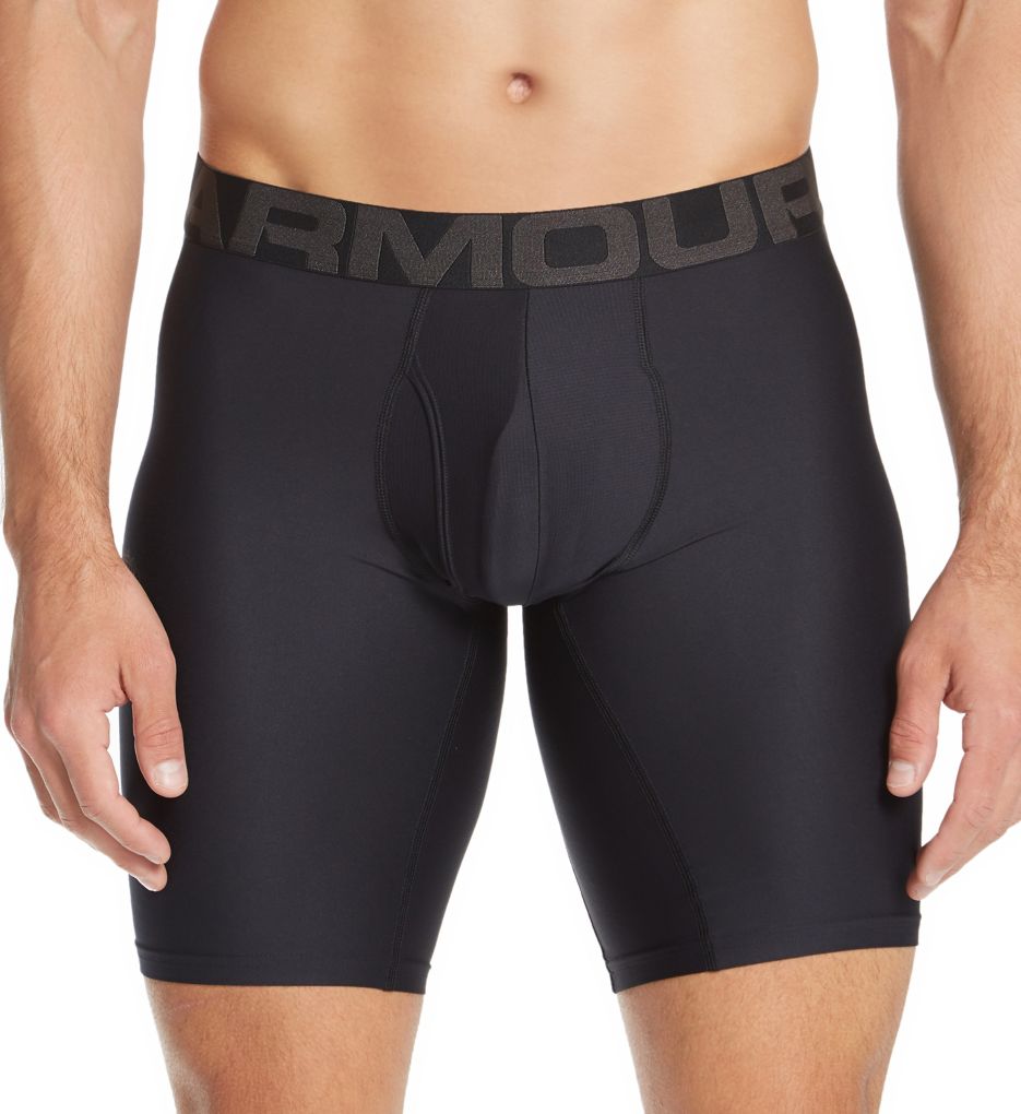 Under Armour Tech 9 Inch Fitted Boxer Briefs - 2 Pack 1363622 - Image 1