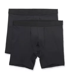 Tech Mesh 6 Inch Boxer Briefs - 2 Pack Black 2XL