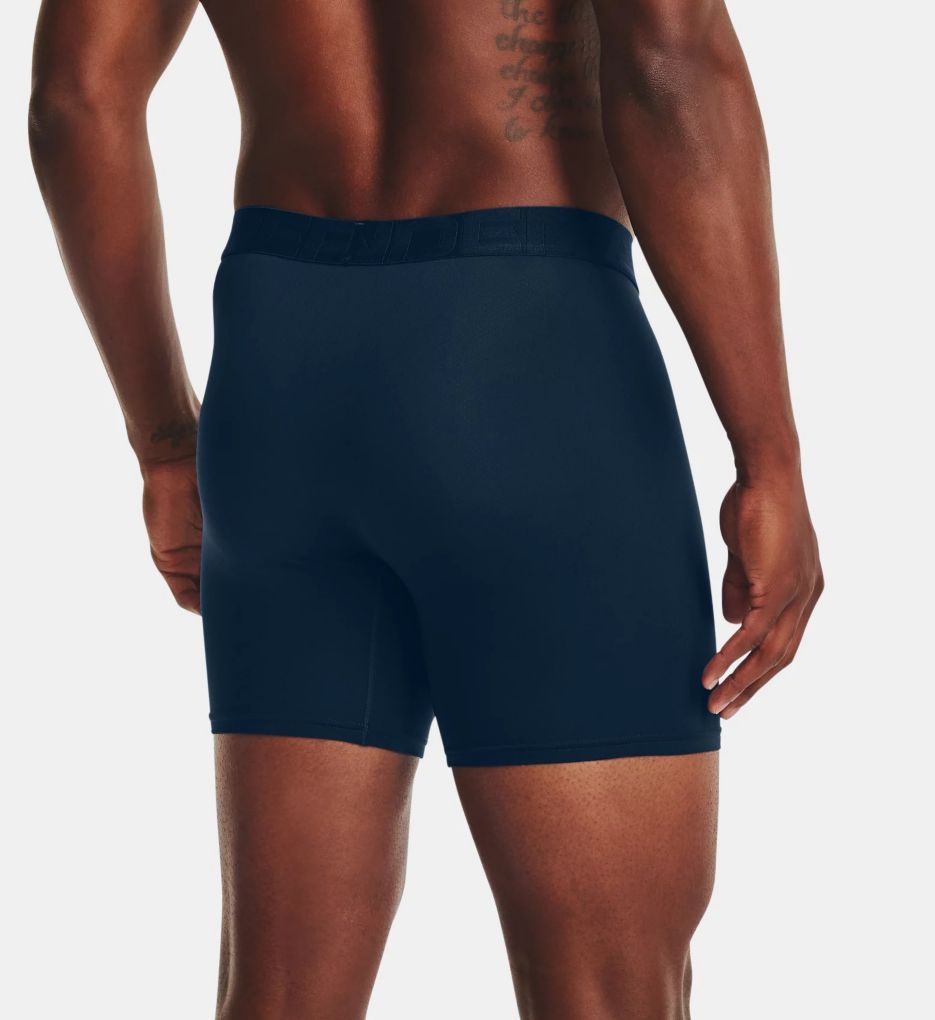 Under Armour Tech Mesh 6 Inch Boxer Briefs - 2 Pack Academy/Mod Gray 5XL  - Image 2