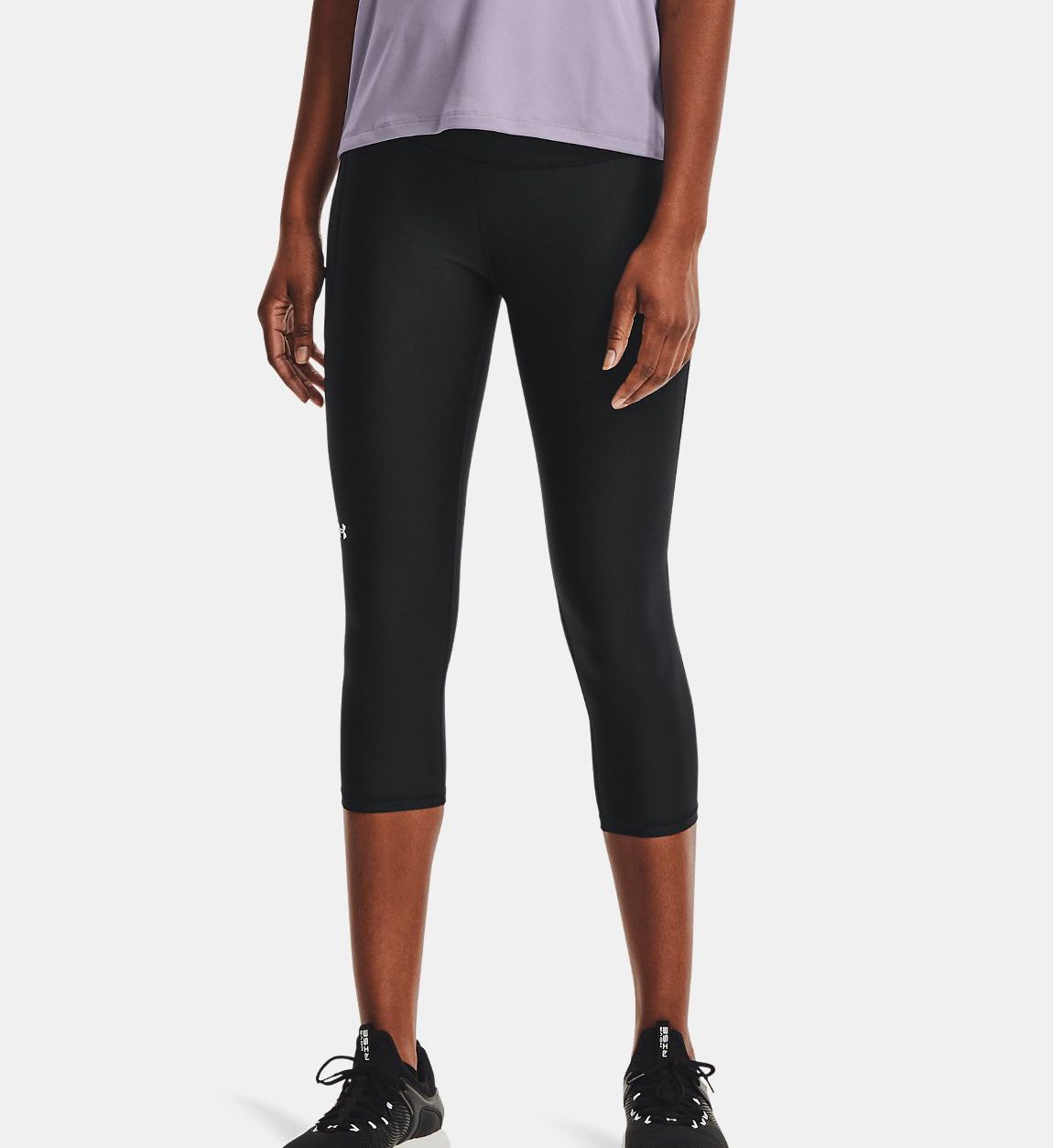 Under Armour HeatGear Hi-Rise Capri Black 2X  - Image 1