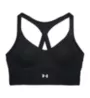 Under Armour HeatGear Infinity Medium Impact Ribbed Sports Bra 1365772 - Image 4