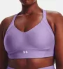 Under Armour HeatGear Infinity Medium Impact Ribbed Sports Bra 1365772 - Image 7