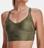 Under Armour HeatGear Infinity Medium Impact Ribbed Sports Bra 1365772