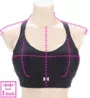 Under Armour HeatGear Infinity Medium Impact Ribbed Sports Bra 1365772 - Image 3