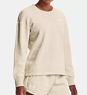 Rival Fleece Oversize Crew Neck Sweatshirt Oatmeal Heather M
