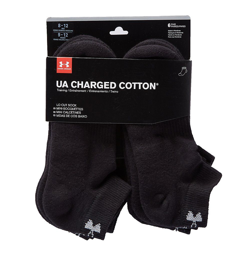 Charged Cotton 2.0 Lo Cut Socks - 6 Pack-fs