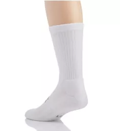 Uniform Athletic Crew Socks - 3 Pack White L