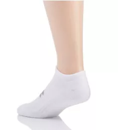 Training Cotton No Show Socks - 6 Pack WHT XL