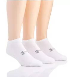 Training Cotton No Show Socks - 3 Pack WHT XL