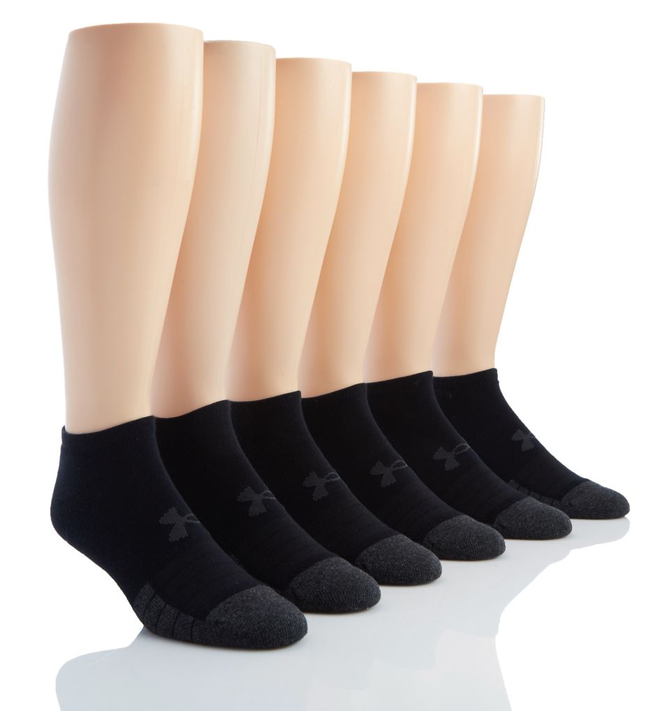 Under armour black hot sale no show socks