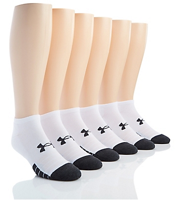 6 Pairs Socks Under Armour Unisex Performance Tech No Show Socks